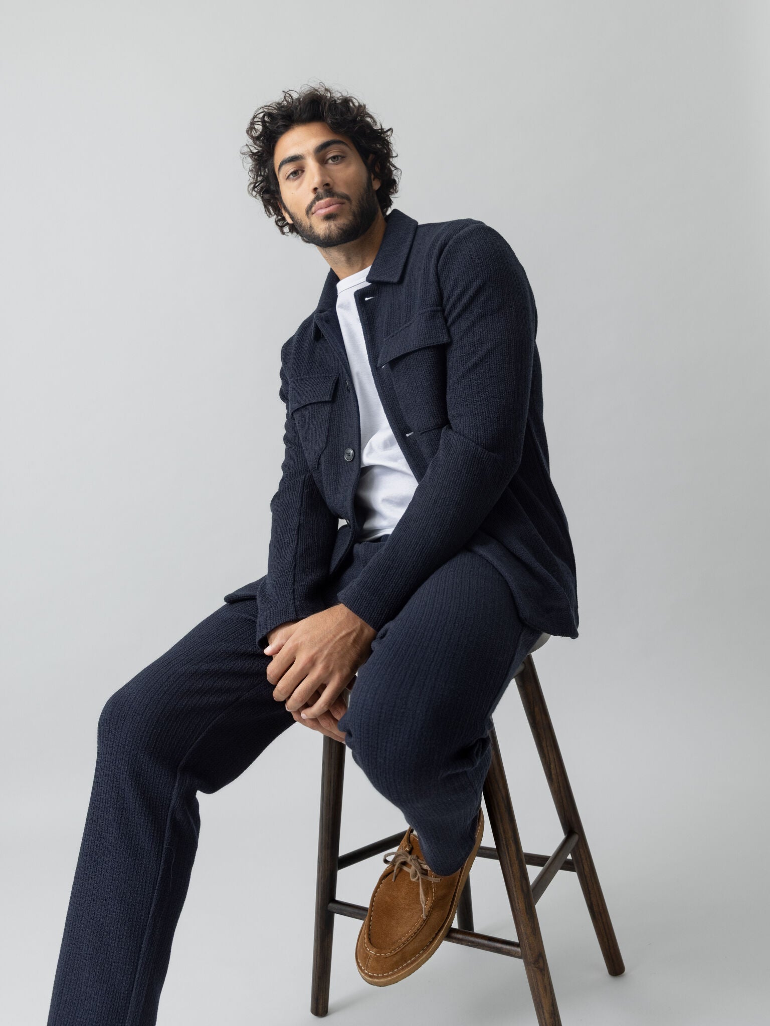 Modelshot / Navy / Detail